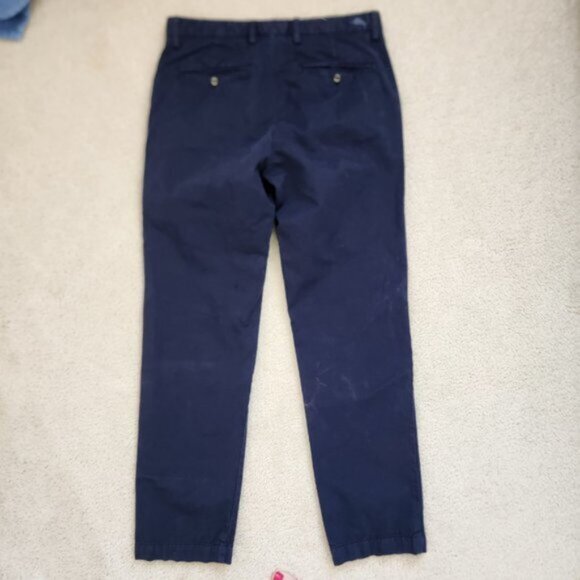 Tommy Bahama Blue Pima Cotton Pants - Picture 2 of 5
